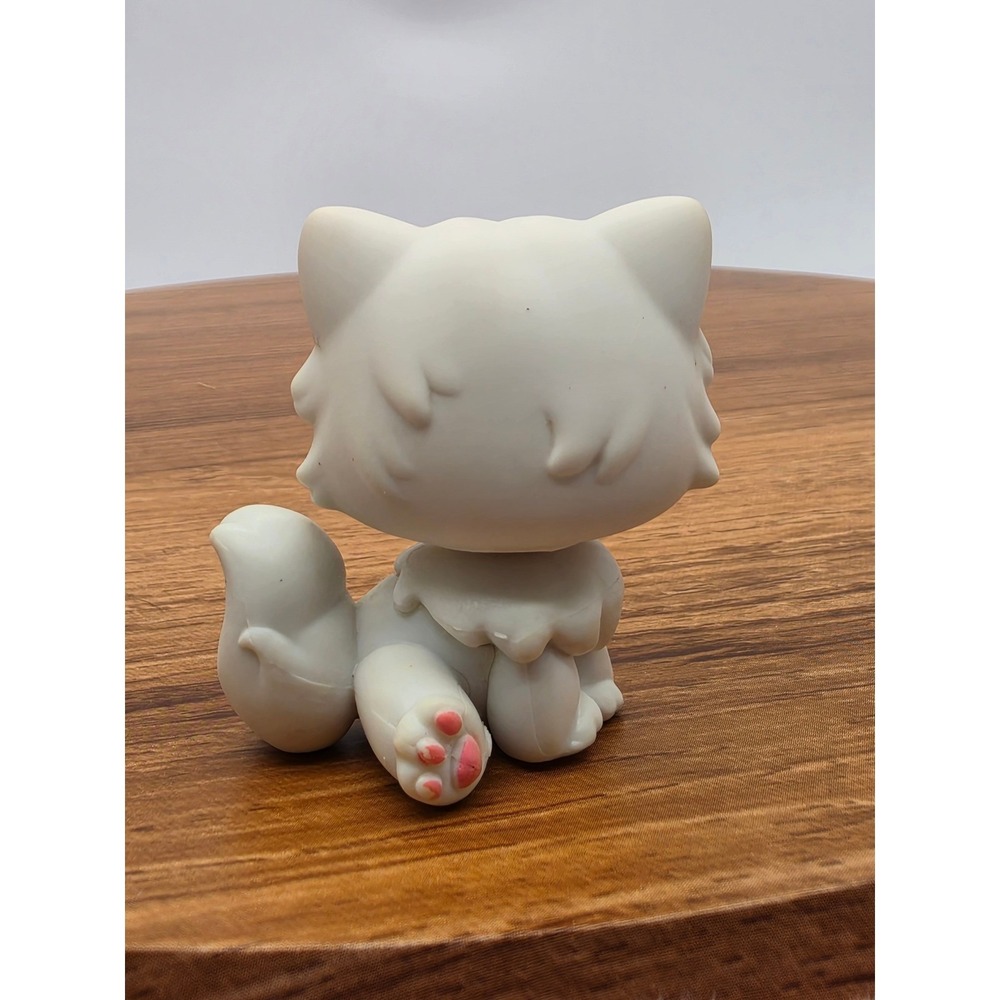 LPS Littlest Pet Shop #15 White Persian Cat with Dollhouse Accessories Lot - Picture 13 of 16